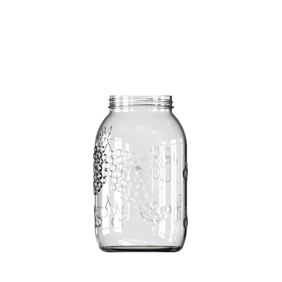 3000 ml Gravürlü Kavanoz