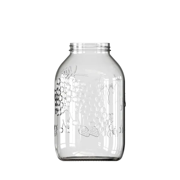 5000 ml Gravürlü Kavanoz